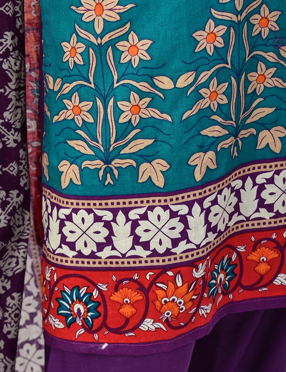 3 Pc Un-stitched Embroidered Lawn - Breezy Beach (ATL-3A-Purple)