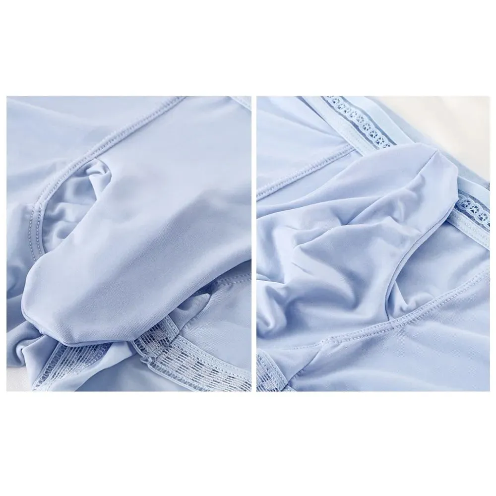 4-Pack Elephant's Trunk Super Thin Ice Silk Underpants for Men JEWYEE FL 1055