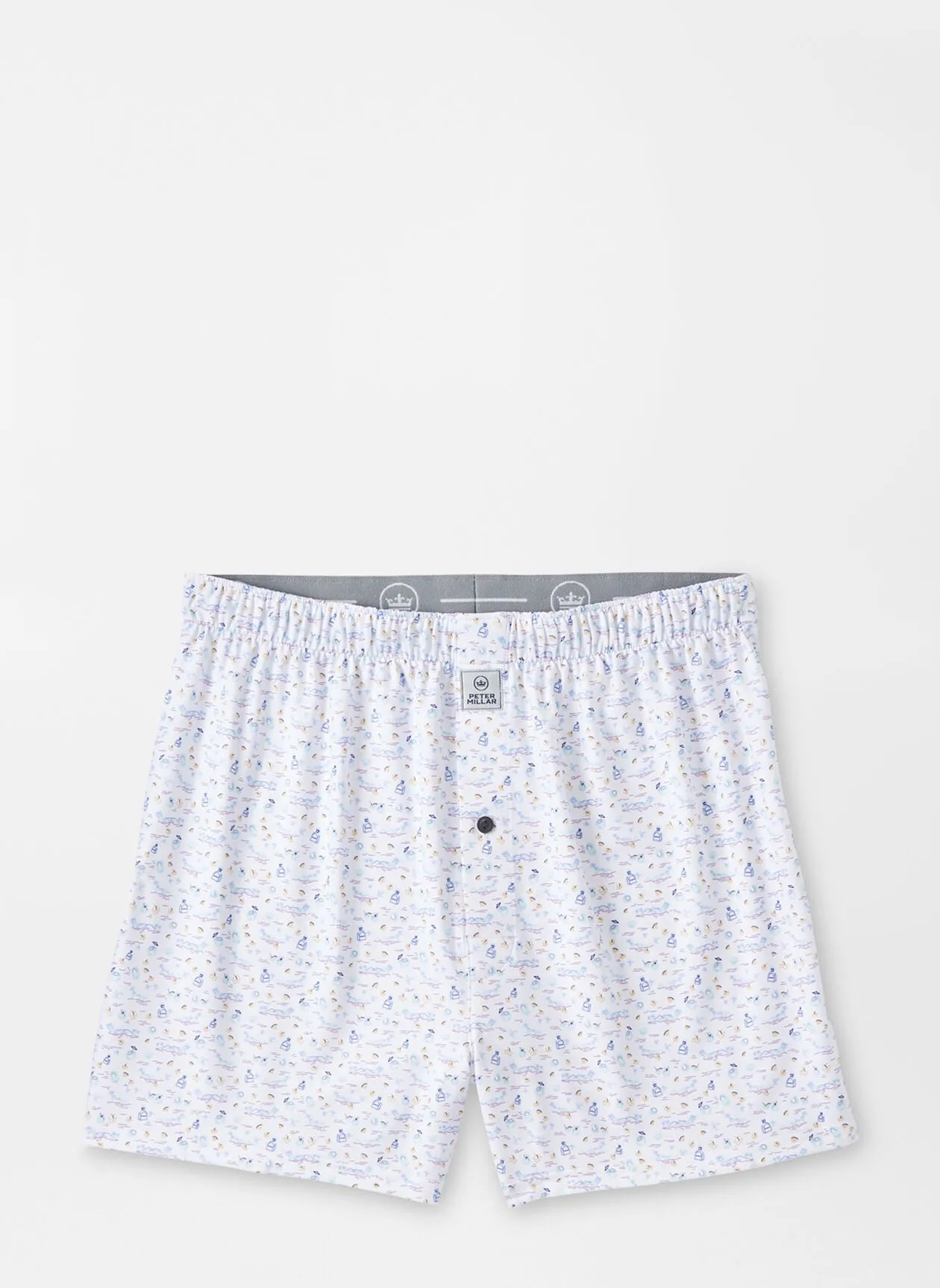 5 O'Clock In Fiji Performance Boxer Short (White)