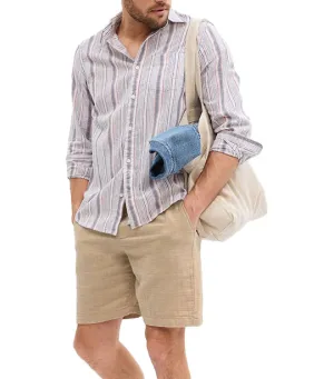 8in Easy Gauze Shorts with Washwell Sand Khaki