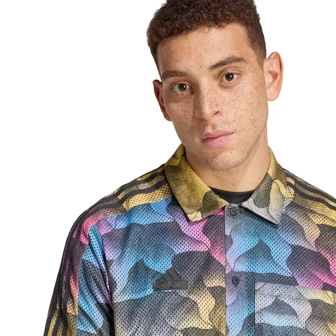 adidas - Men's Tiro Allover Print Mesh Resort Shirt (IP3784)