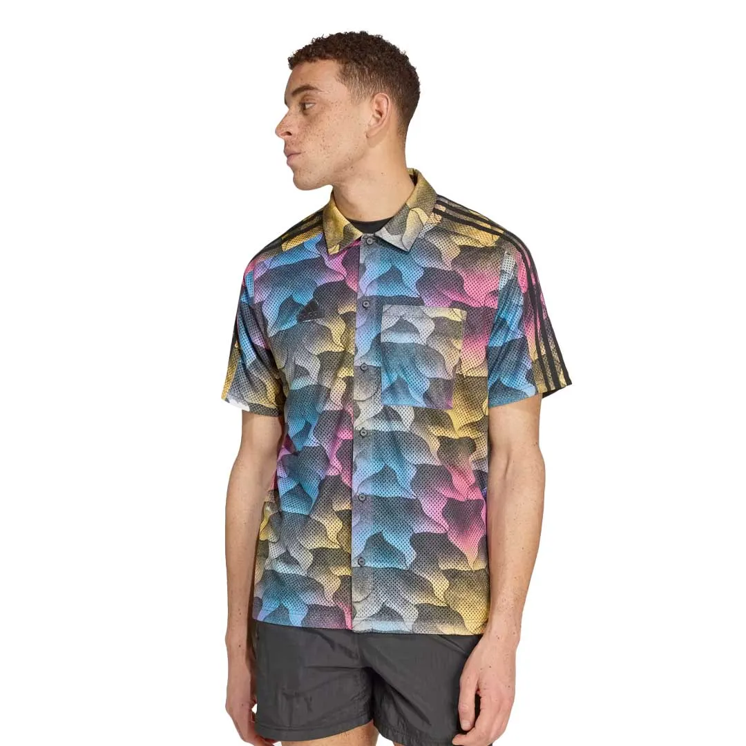 adidas - Men's Tiro Allover Print Mesh Resort Shirt (IP3784)