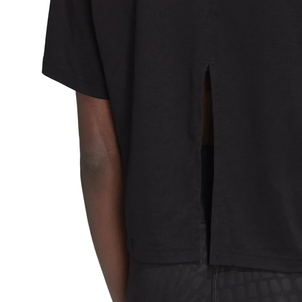 Adidas Womens Train Icons 3 Bar Logo Tee