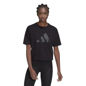 Adidas Womens Train Icons 3 Bar Logo Tee