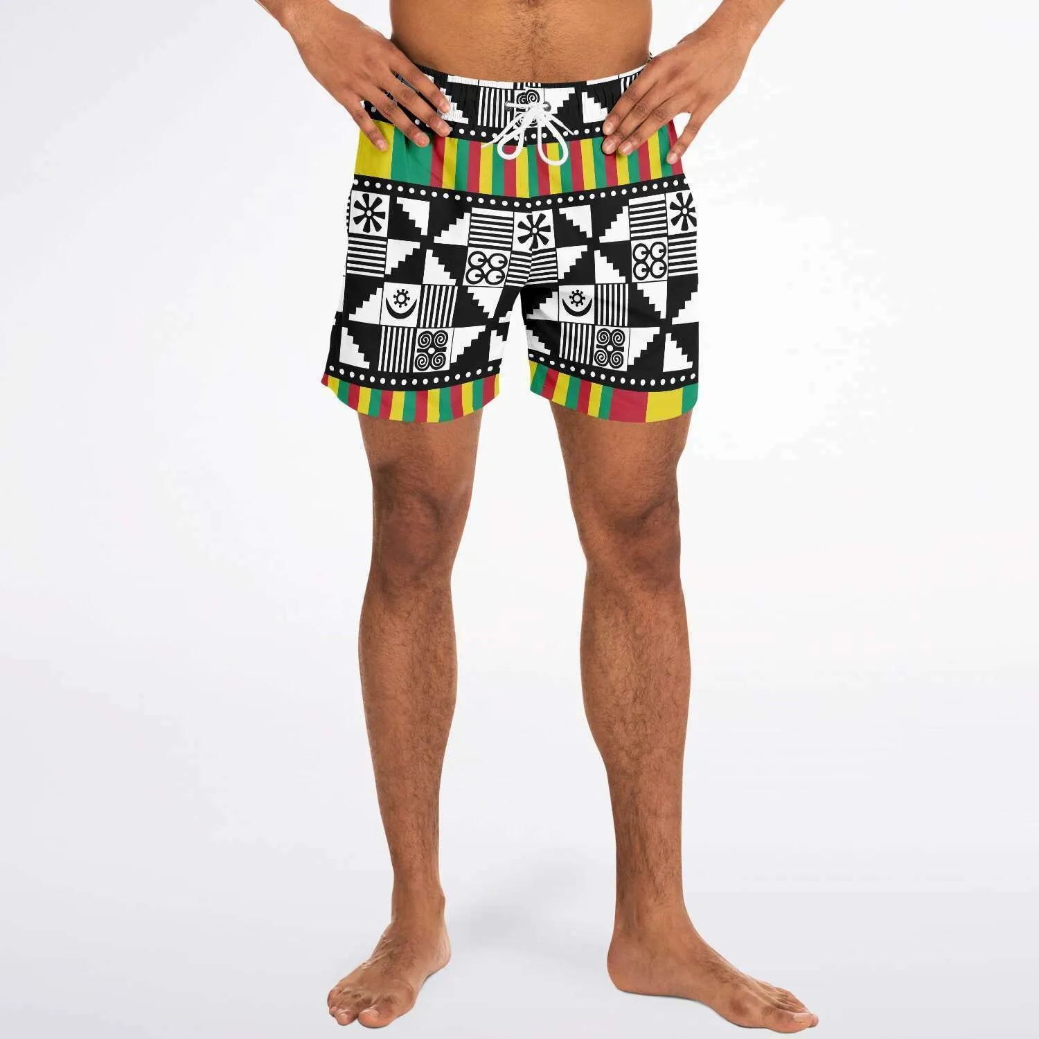 Adinkra Men's Swim Trunks