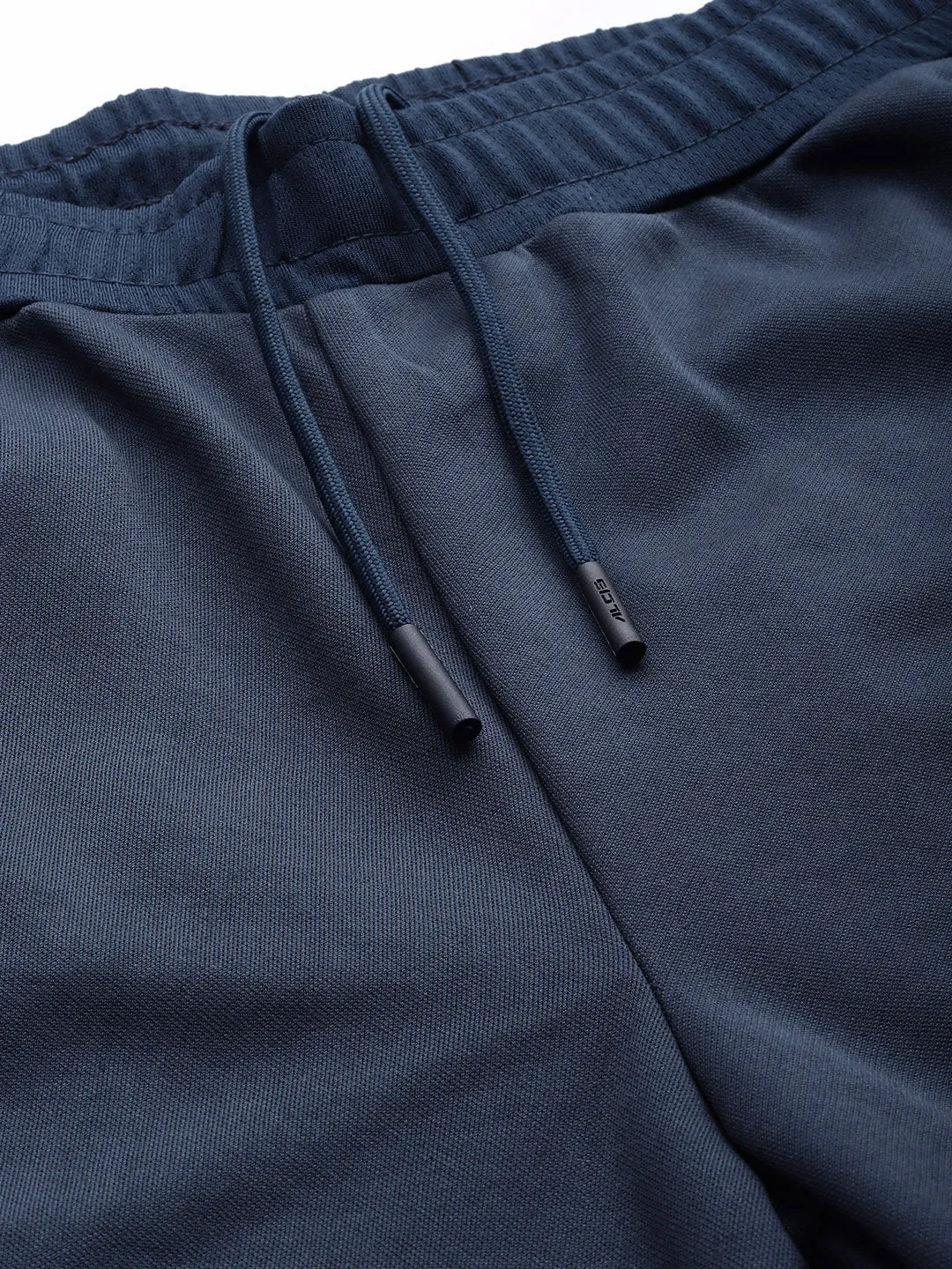Alcis Men Navy Blue Solid Track Pants