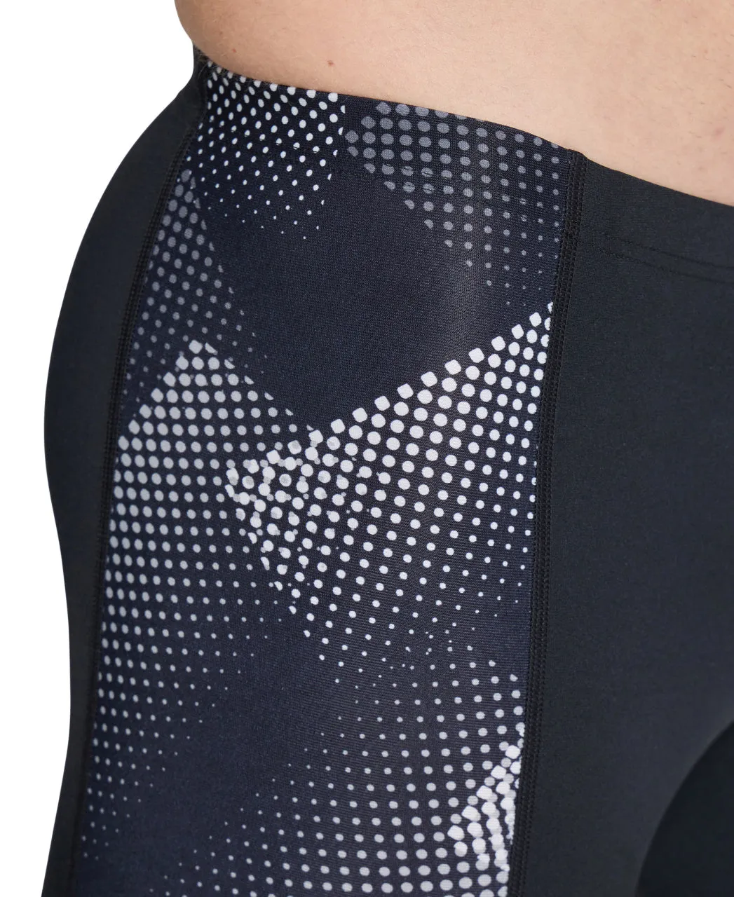 Arena Performance Men's Halftone Swim Jammer - Black