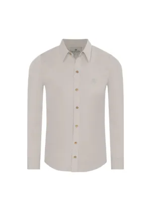 ARRECIFE - Beige Linen - Long Sleeve Shirt