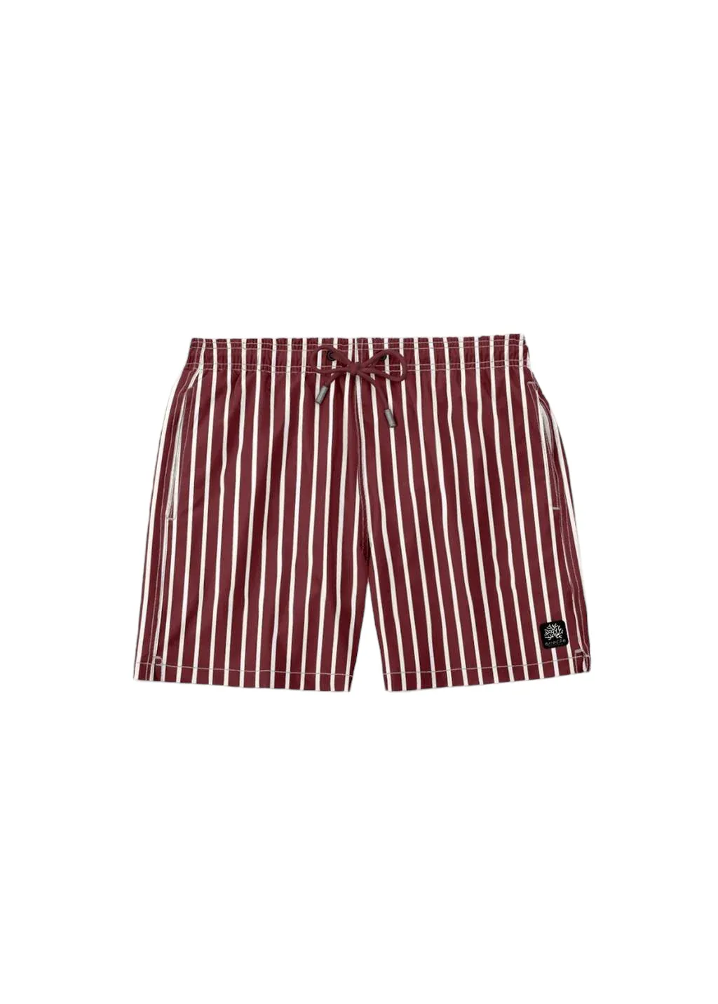 ARRECIFE- Red Wine Striped - Men's Swim Short