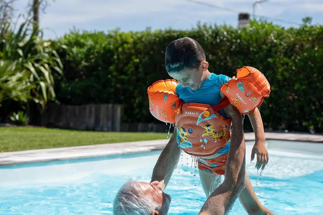 Baby / Kids’ Swim Shorts - Blue Crab Print