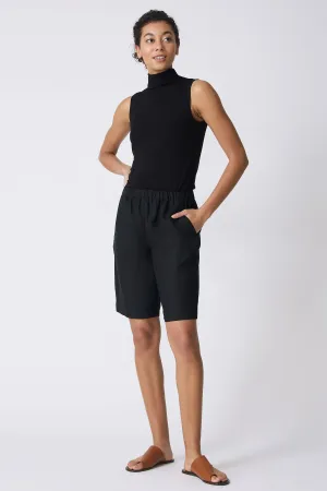 Bahama Short - Black Linen