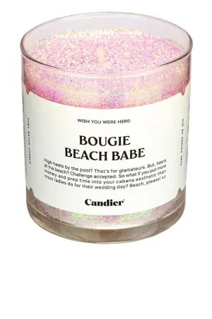 Bougie Beach Babe Glitter Candle