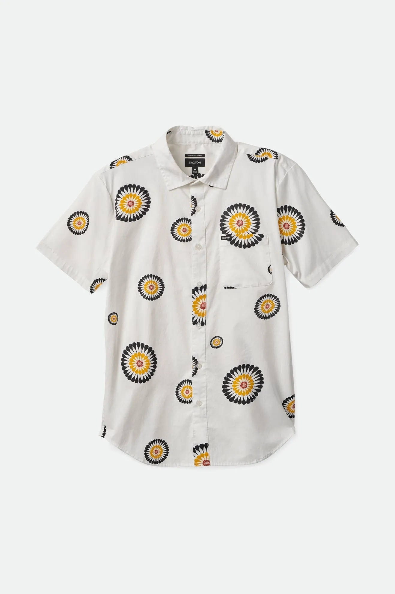 Charter Print S/S Woven - Black/White