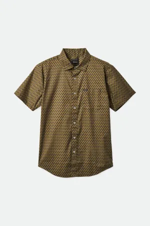 Charter Print S/S Woven - Black/White