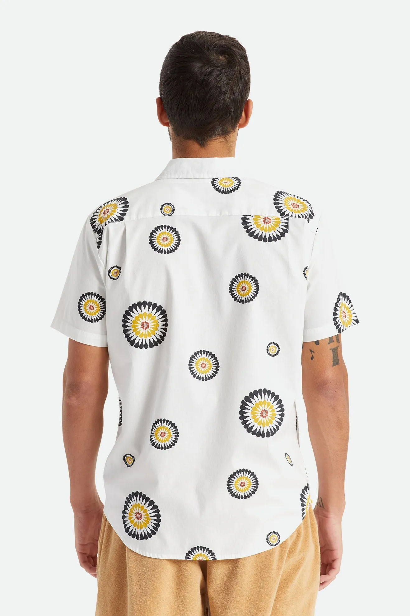 Charter Print S/S Woven - Black/White