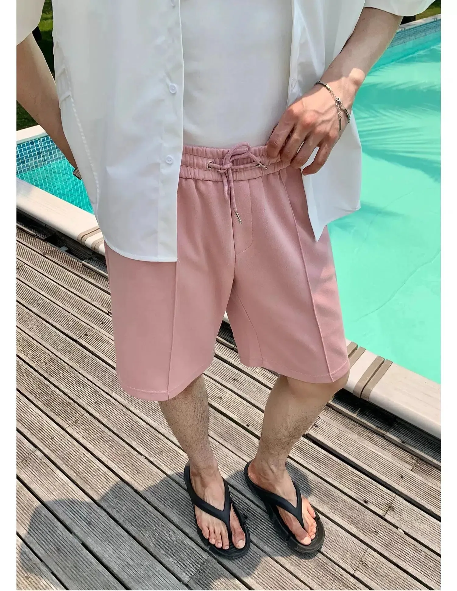 Comfort Fit Elastic Waist Shorts