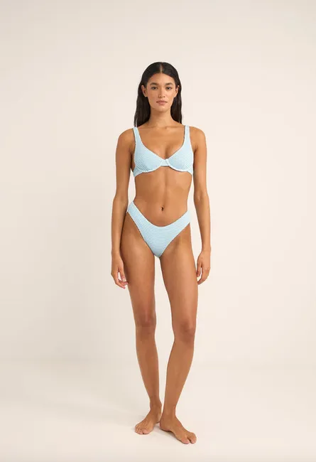 Cove Stripe Underwire Top - Blue