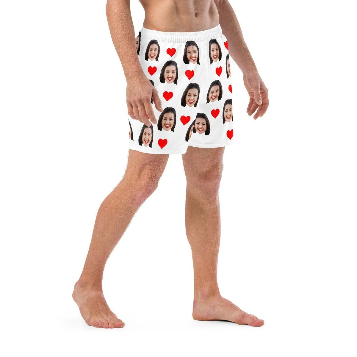 Custom Faces Men's Swim Trunks