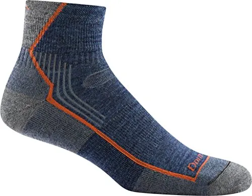 Darn Tough Mens 1959 Hiker 1/4 Crew Midweight with Cushion Merino Wool Socks