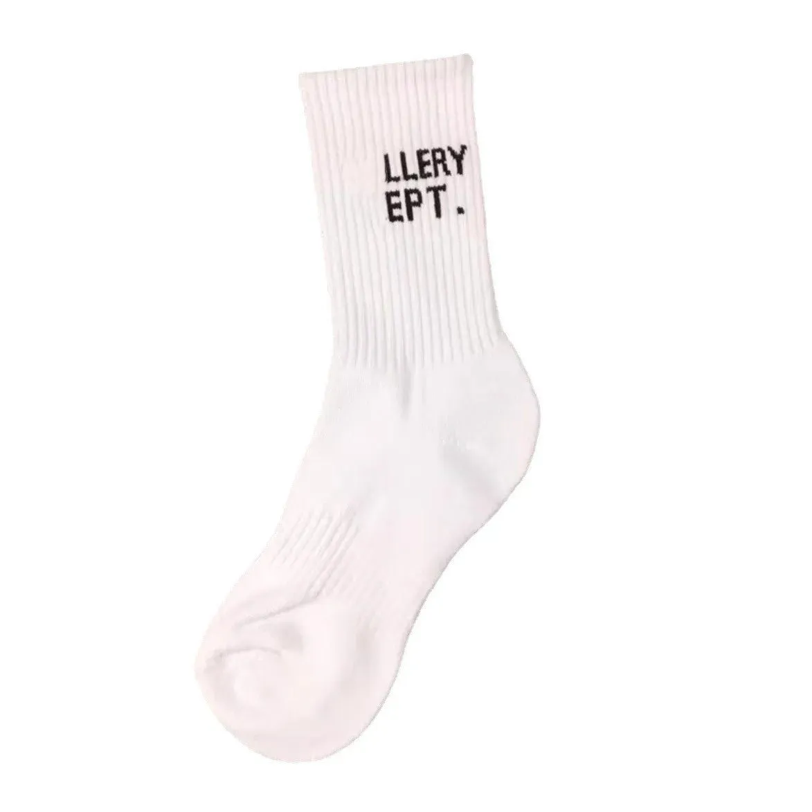 Designer Sock Autumn And Winter Dept Sock Graffiti Letters Street Art Gallerydept Sock Cotton Towel Bottom Harajuku Street Sports Socks Gallary Dept Sock 4099