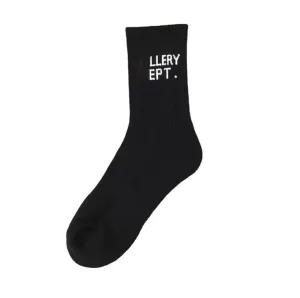 Designer Sock Autumn And Winter Dept Sock Graffiti Letters Street Art Gallerydept Sock Cotton Towel Bottom Harajuku Street Sports Socks Gallary Dept Sock 4099