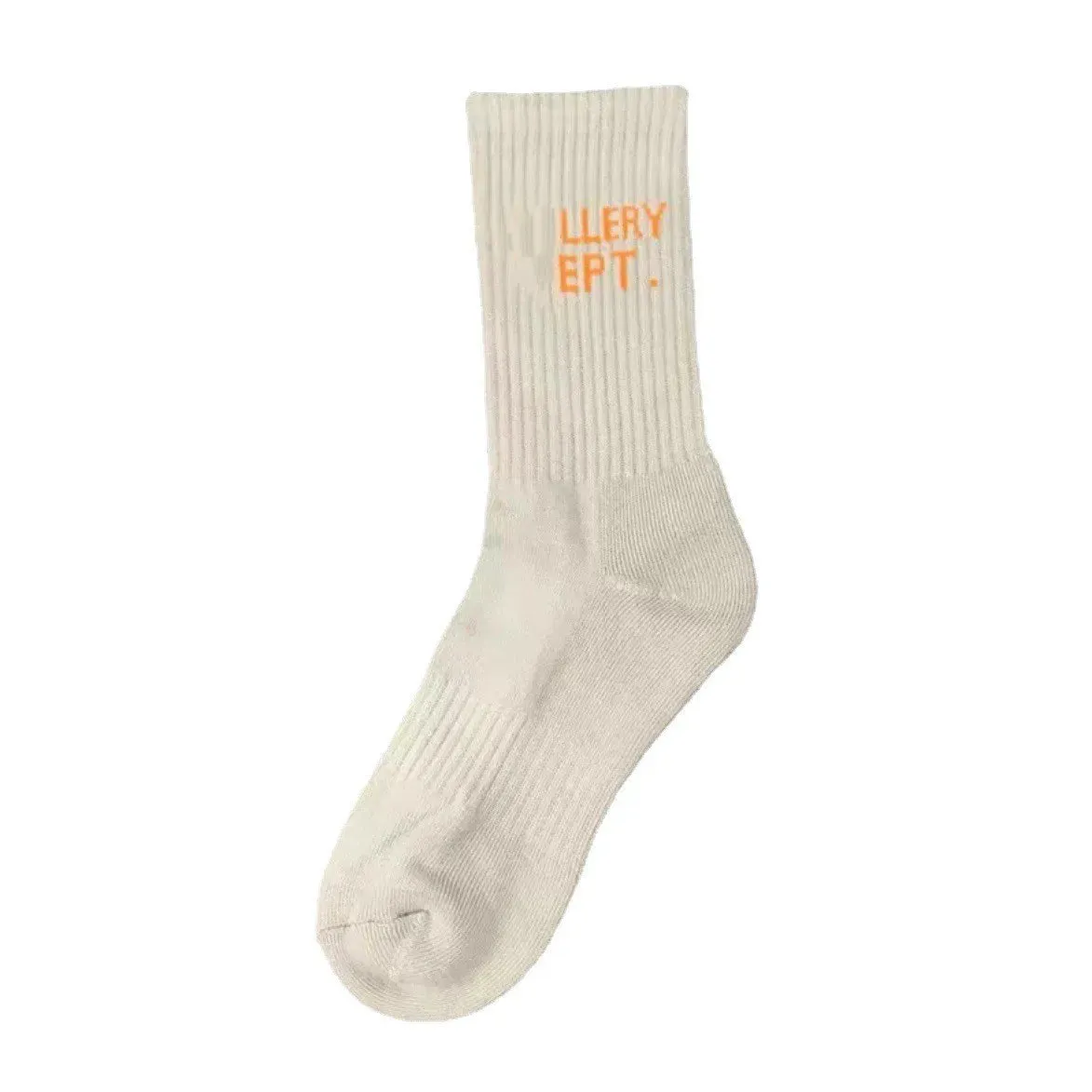 Designer Sock Autumn And Winter Dept Sock Graffiti Letters Street Art Gallerydept Sock Cotton Towel Bottom Harajuku Street Sports Socks Gallary Dept Sock 4099