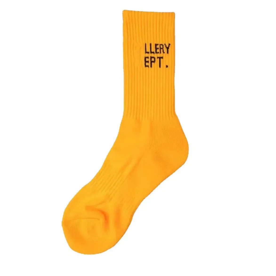 Designer Sock Autumn And Winter Dept Sock Graffiti Letters Street Art Gallerydept Sock Cotton Towel Bottom Harajuku Street Sports Socks Gallary Dept Sock 4099