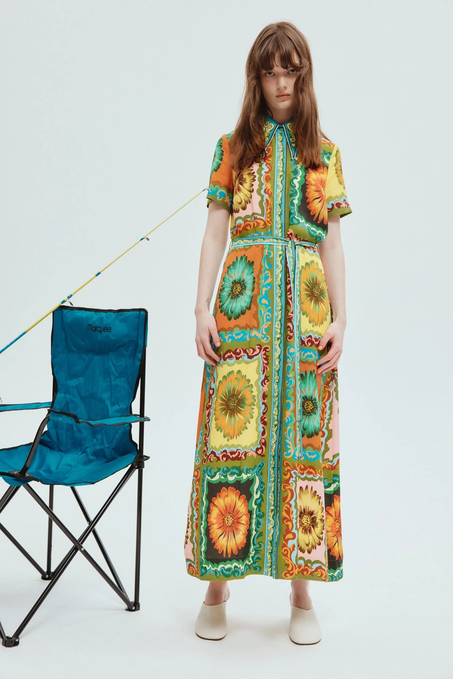 Disco Daisy Shirt Dress