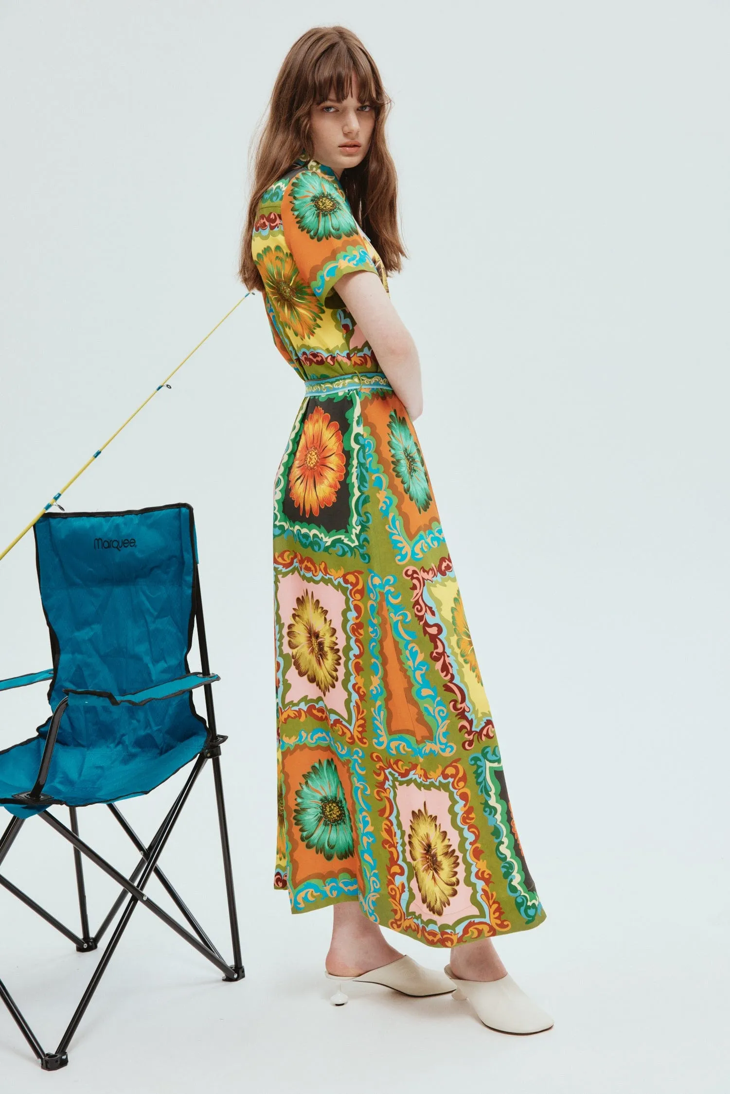 Disco Daisy Shirt Dress