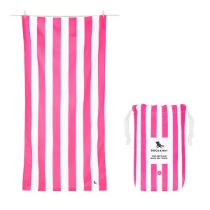 Dock & Bay Beach Towel - Cabana, Phi Phi Pink
