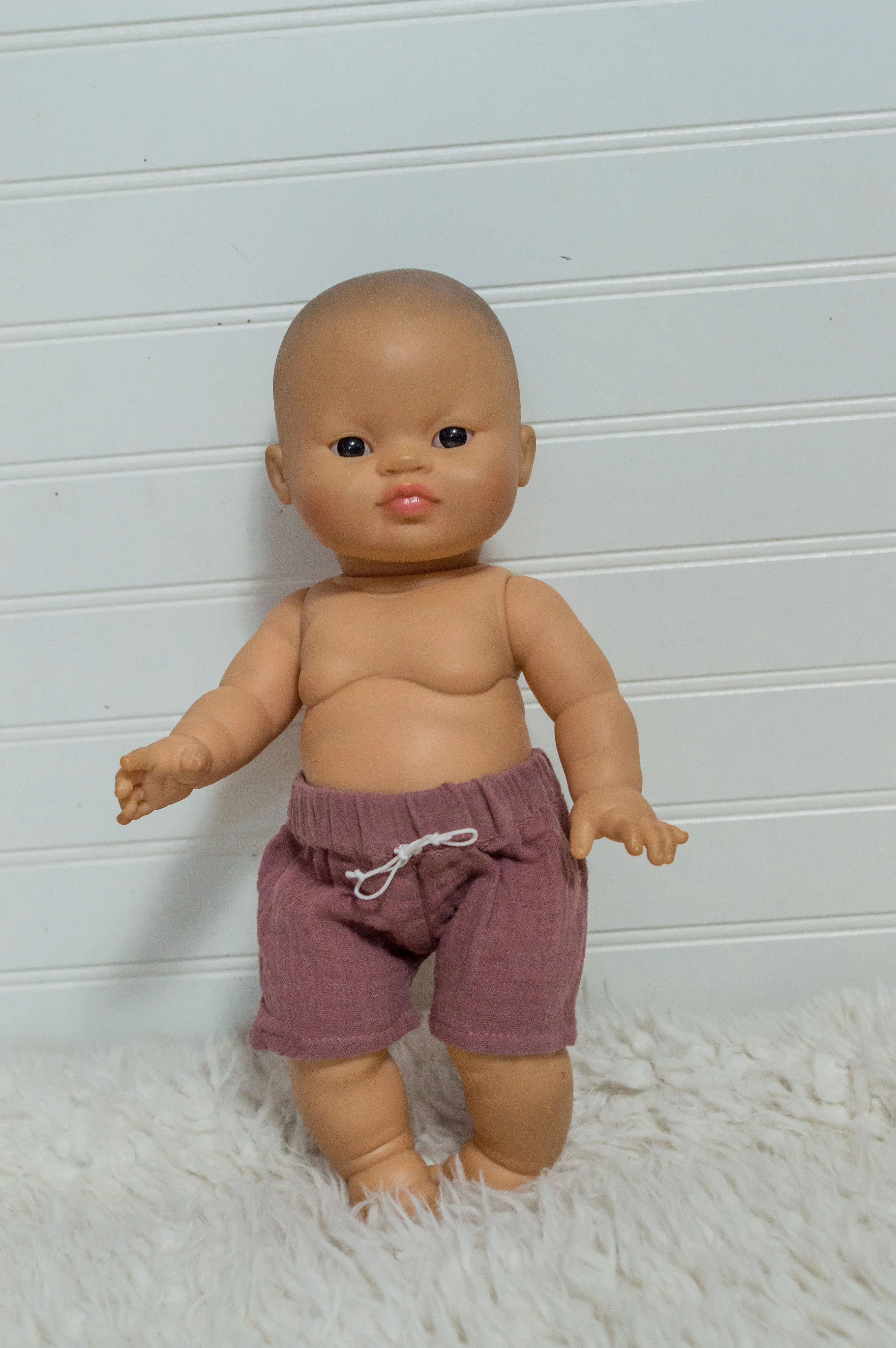 Double gauze orchid rose shorts - Minikane rts
