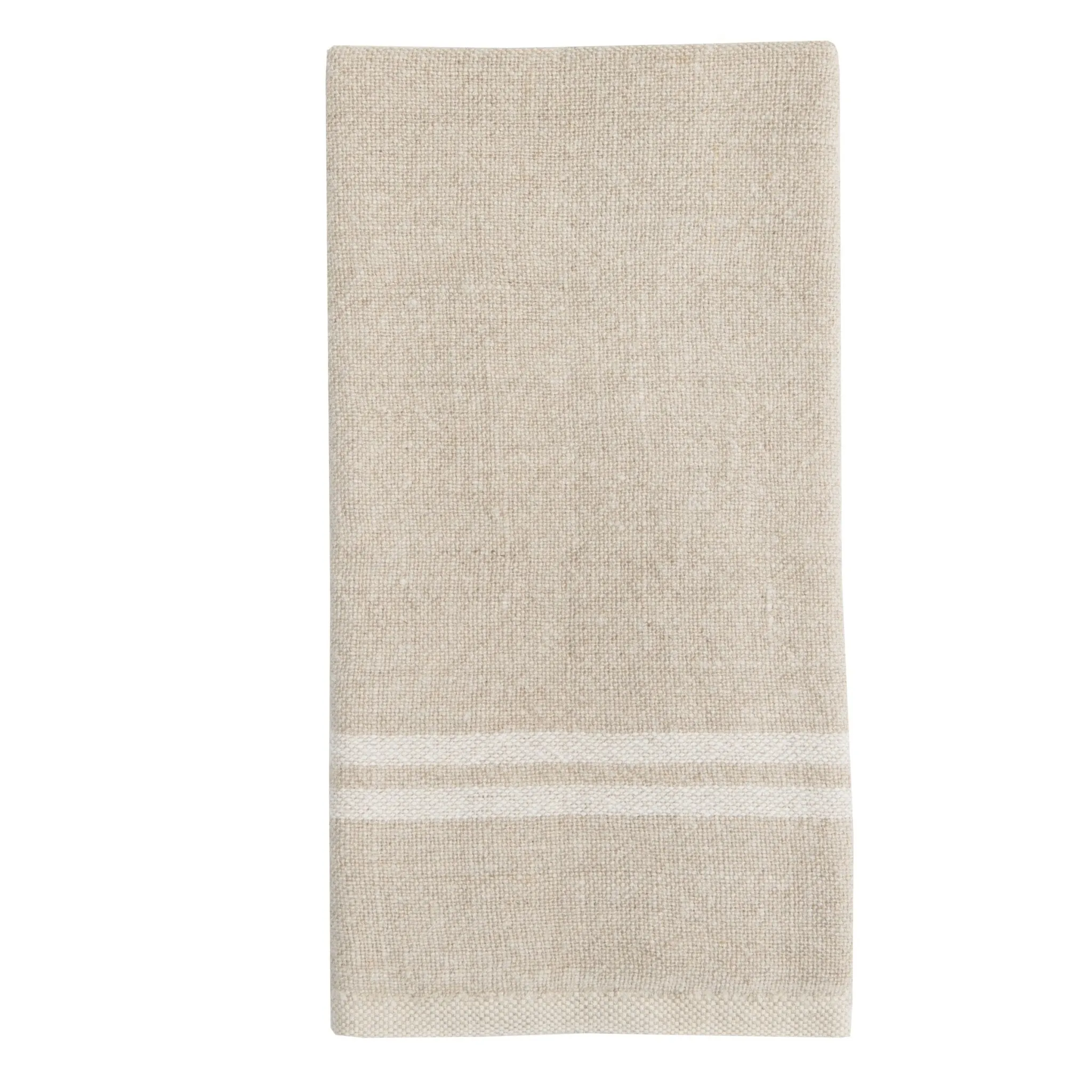 Double Striped Linen Hand Towel