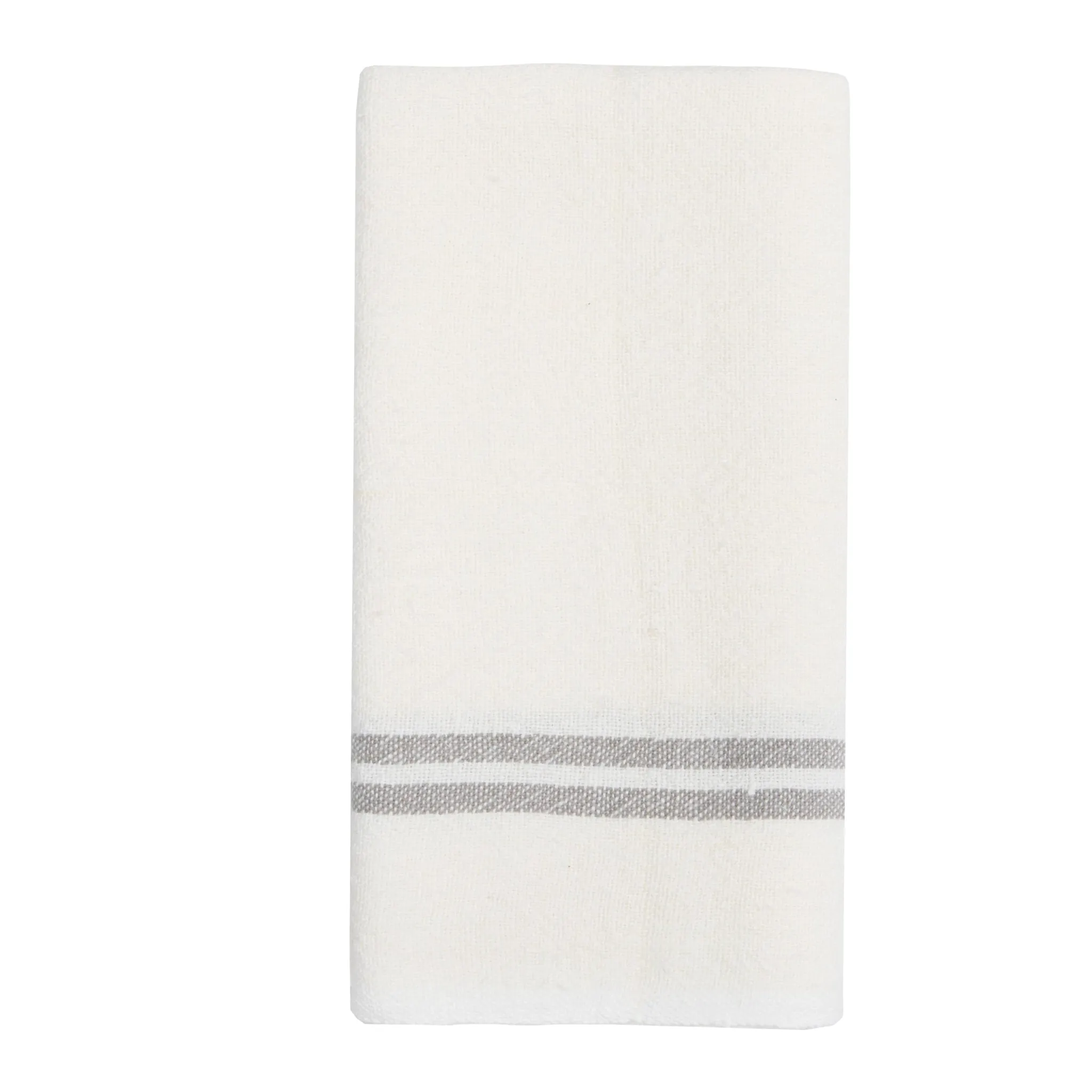 Double Striped Linen Hand Towel