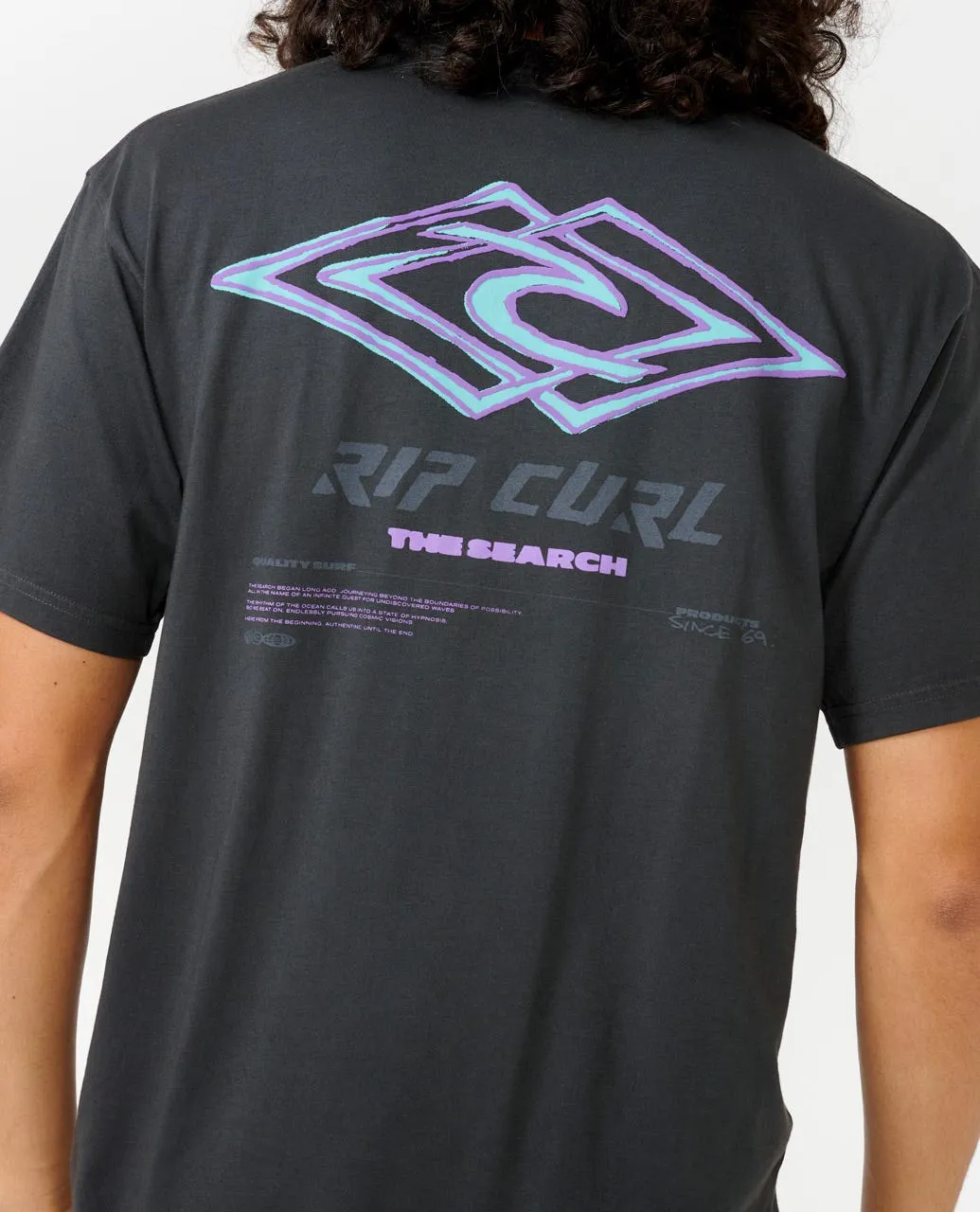 DOUPLE UPS TEE - WASHED BLACK