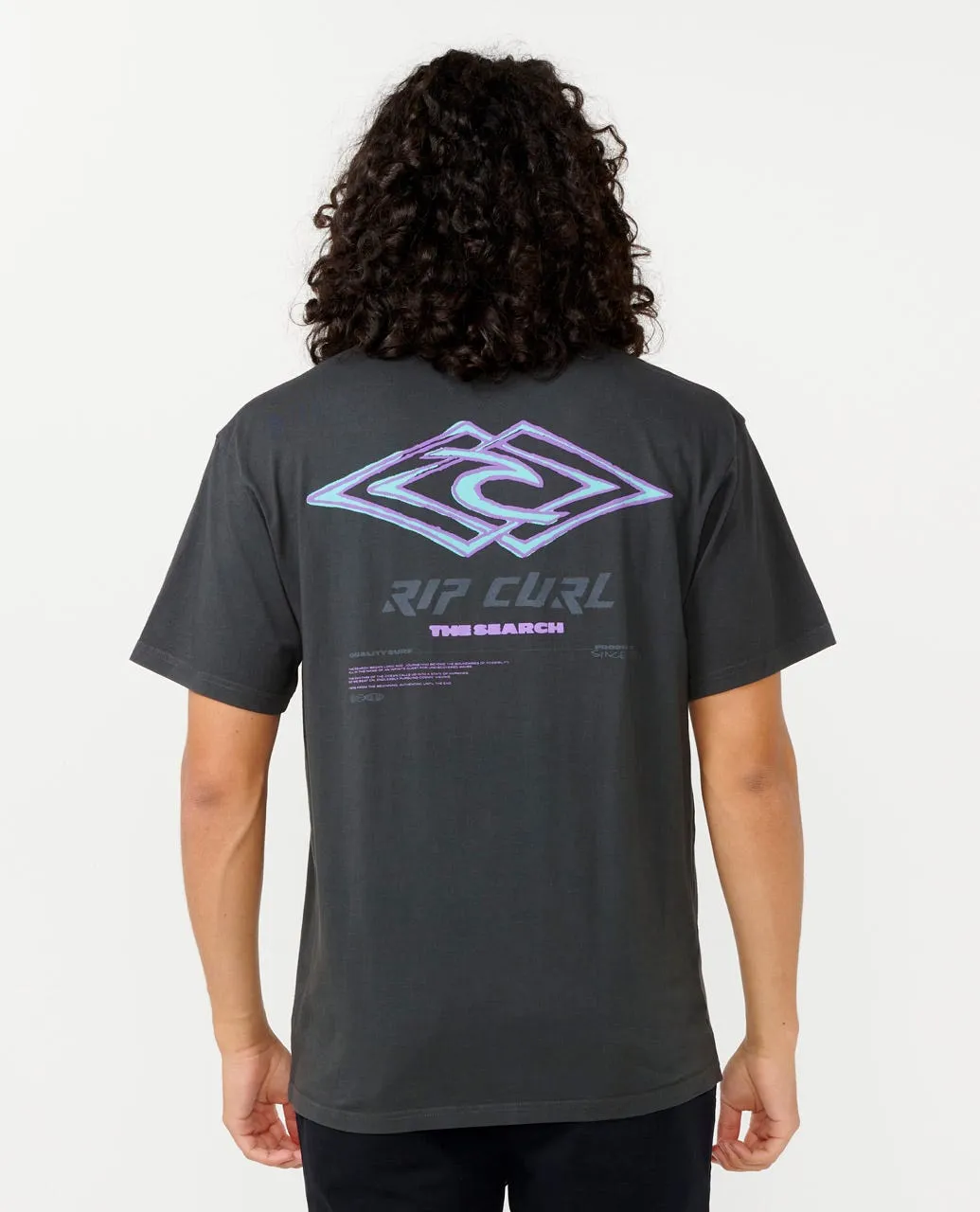DOUPLE UPS TEE - WASHED BLACK