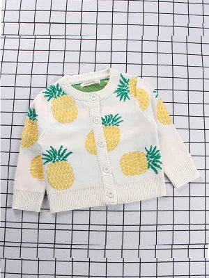Dress up with Cheerful Pineapple Cardigan