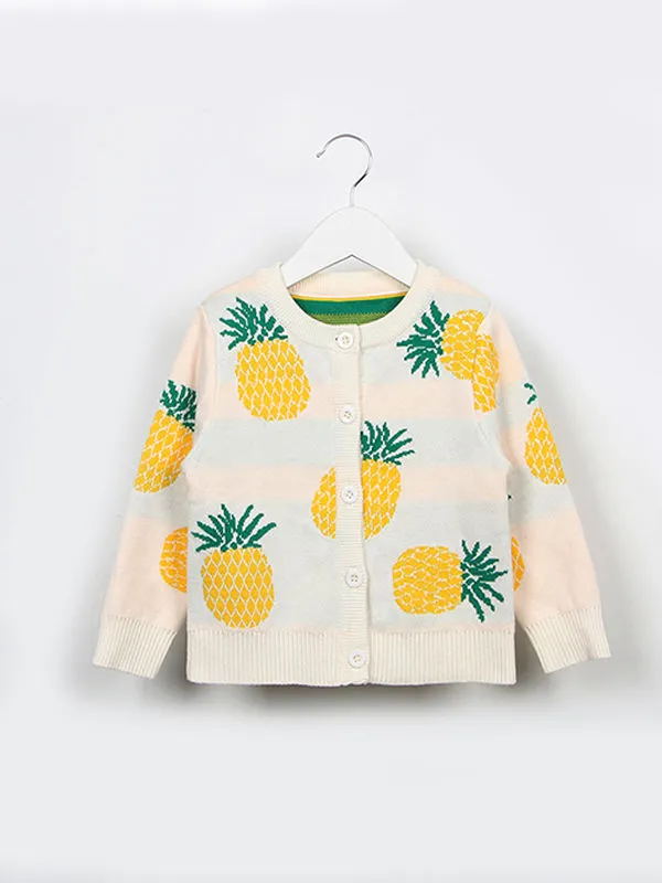 Dress up with Cheerful Pineapple Cardigan