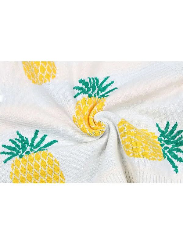 Dress up with Cheerful Pineapple Cardigan