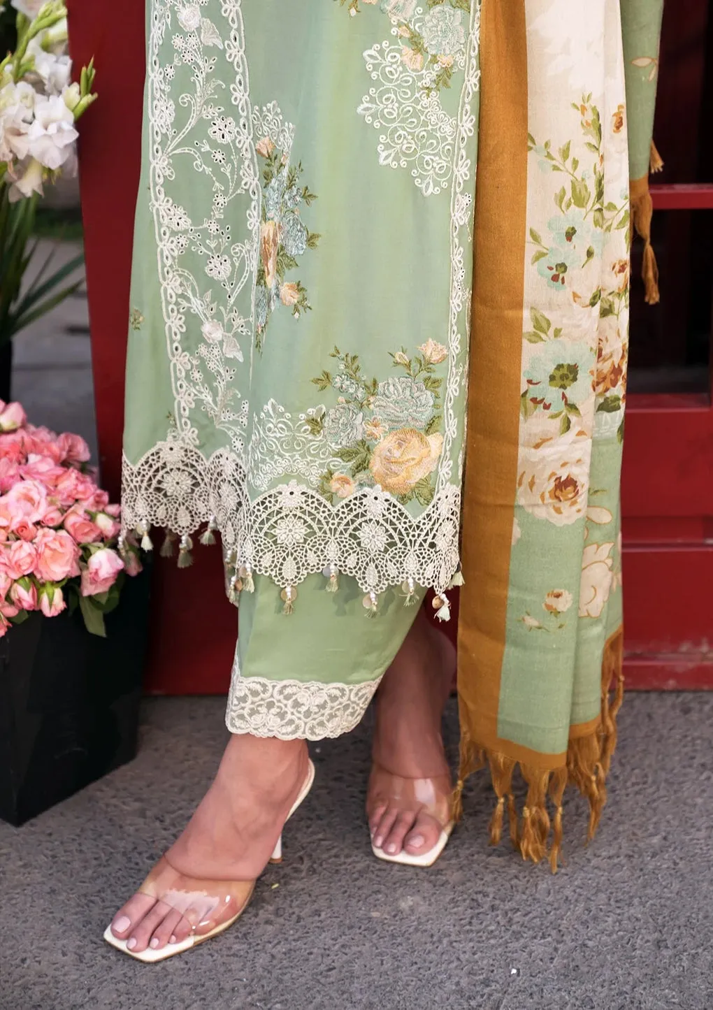 ELAF | PASHMINA WINTER SHAWL COLLECTION '24 | EPW-4B Whisper of Joy