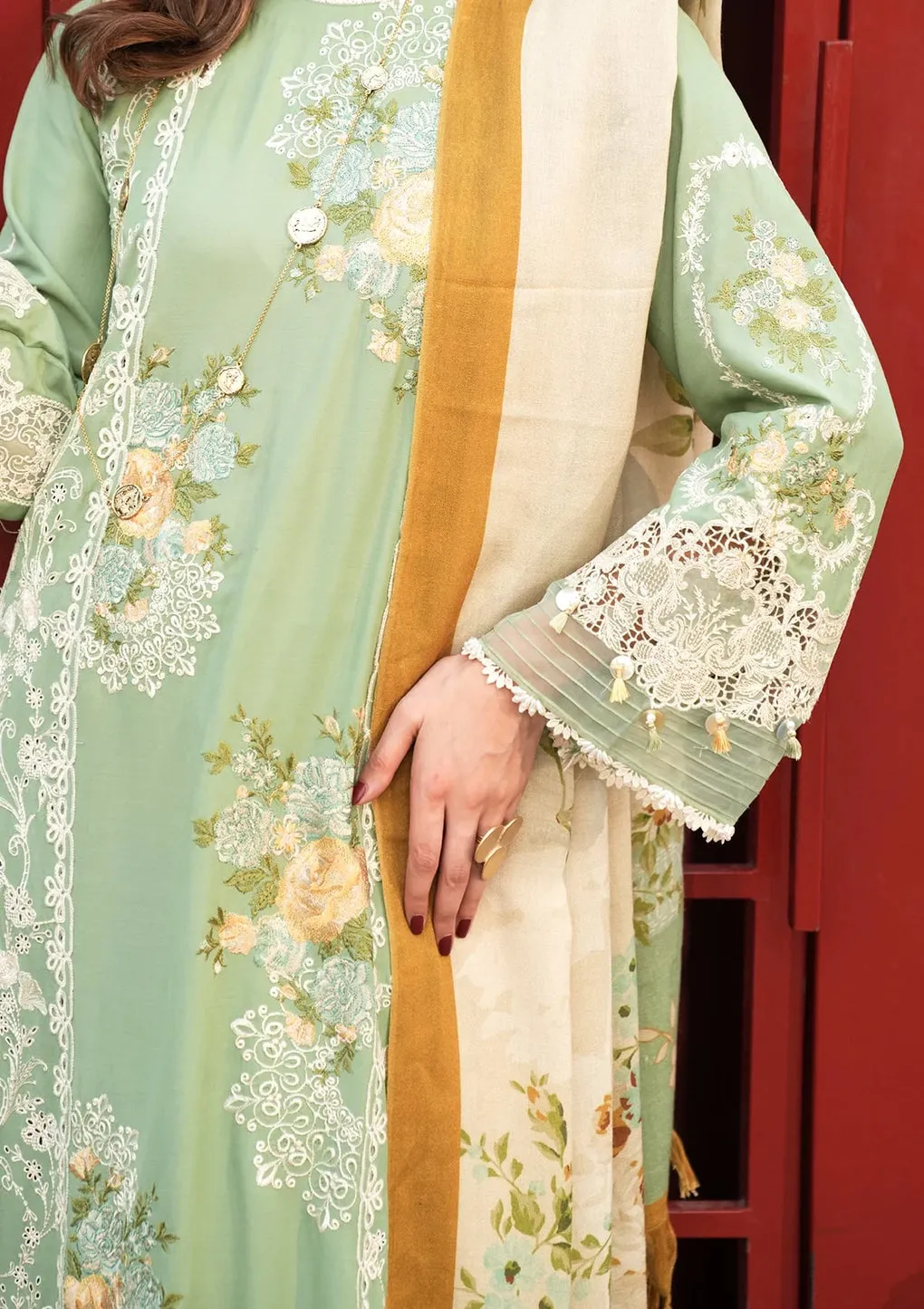 ELAF | PASHMINA WINTER SHAWL COLLECTION '24 | EPW-4B Whisper of Joy
