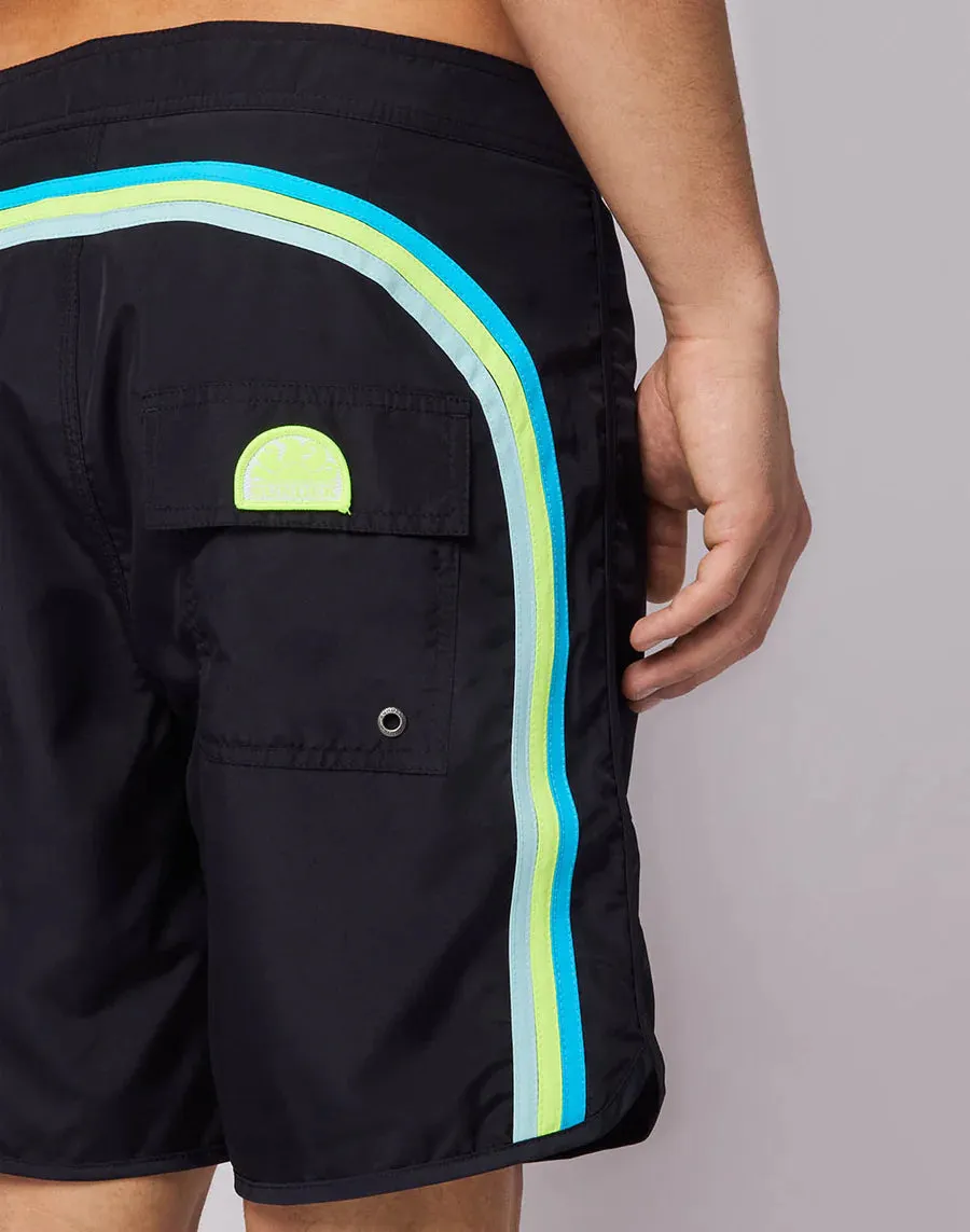 ELASTIC WAIST SWIM TRUNK