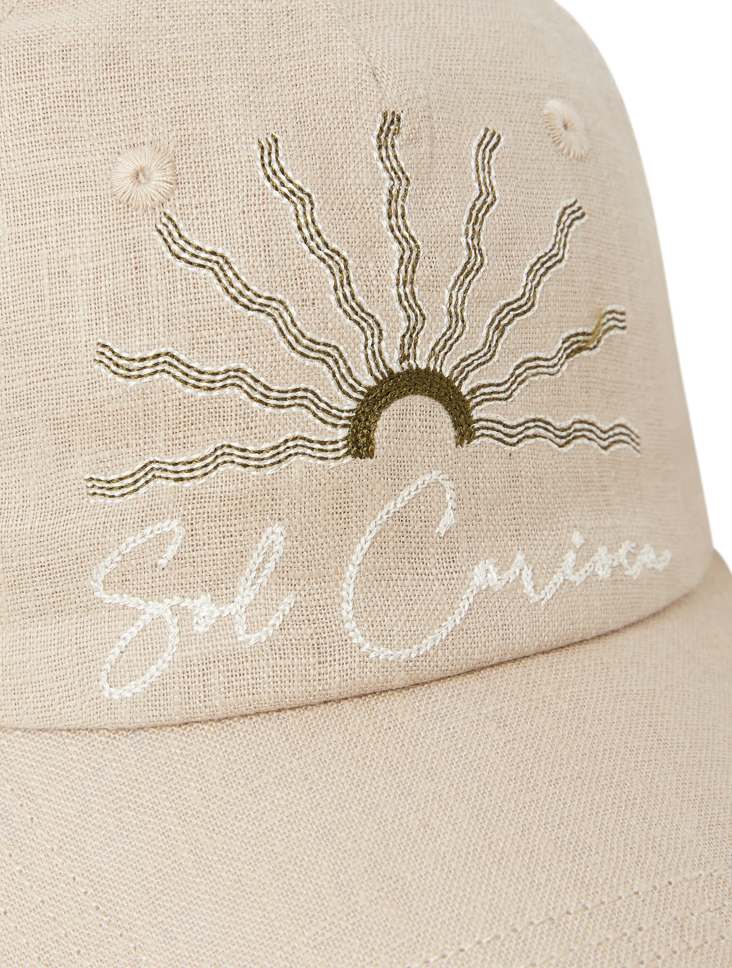 FERNANDO LINEN CAP