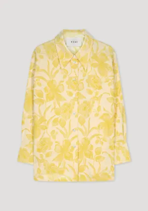 Floral Jacquard Blouse