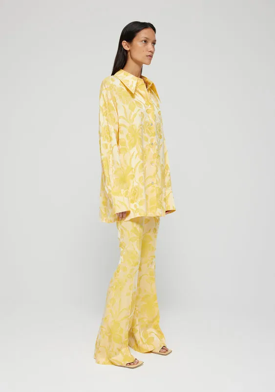 Floral Jacquard Blouse