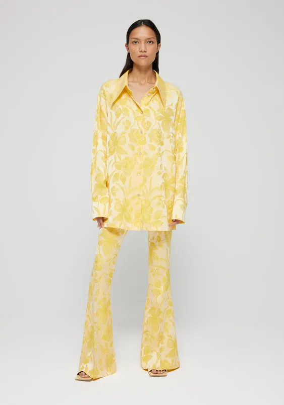 Floral Jacquard Blouse