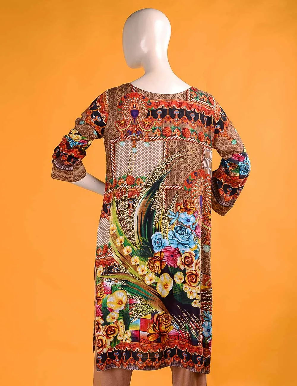 FR-3B - Magnus Style  |  Linen Embroidered & Printed Unstitched Dress