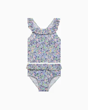 Frill Tankini in Neon Wiltshire