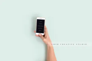 Hand Holding Smartphone