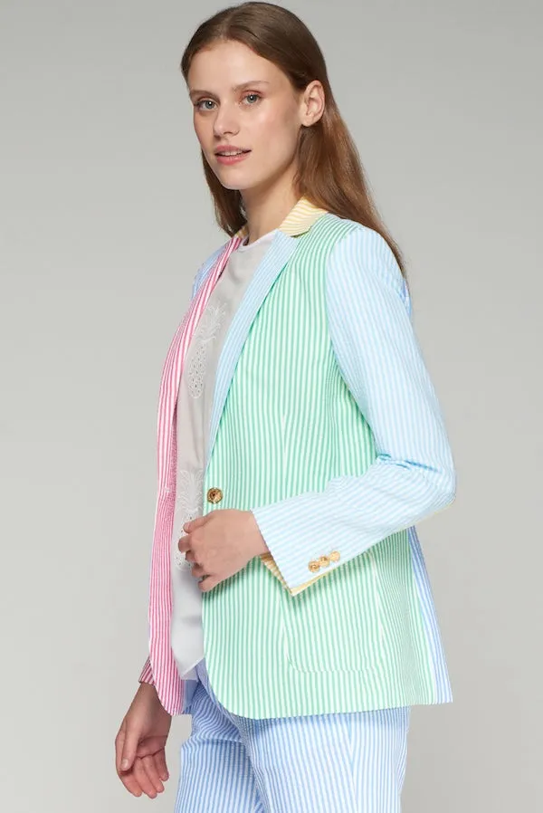 HARLOW MULTICOLOR STRIPED JACKET