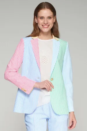 HARLOW MULTICOLOR STRIPED JACKET